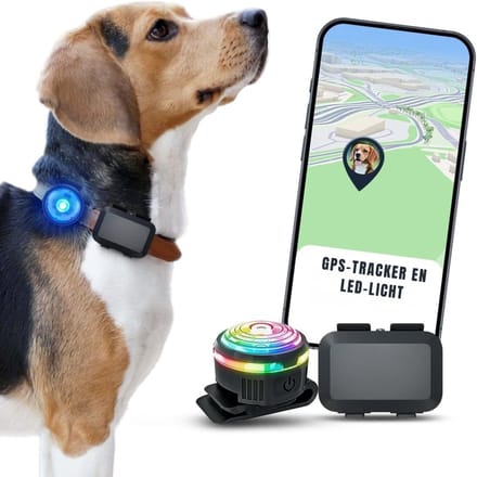 YOR® GPS Tracker hond - GPS Tracker - GPS Trackers - Zwart - ‎6cm x 4cm x 2cm