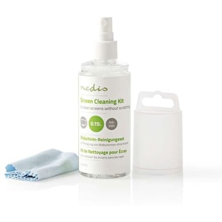 Nedis Schermreiniger - Spray - 150 ml - Notebook / Smartphone / Tablet / TV-Scherm - Wisser inbegrepen