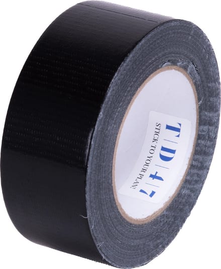 TD47 Ducttape 50mm x 50m Zwart