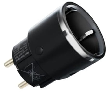 Shelly Plug S Z-wave LR Slimme Stekker Zwart | 2500W en Stroommeting
