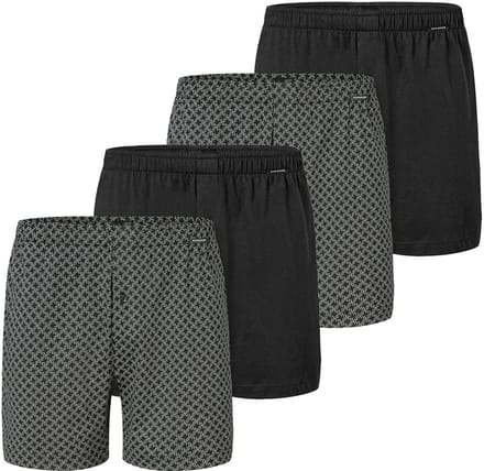 Schiesser Heren boxershort 4 pack Singel-Jersey