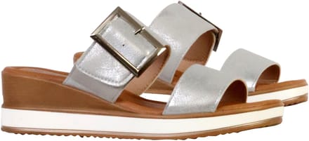 Slippers met plateauzool, om gewoon in te stappen