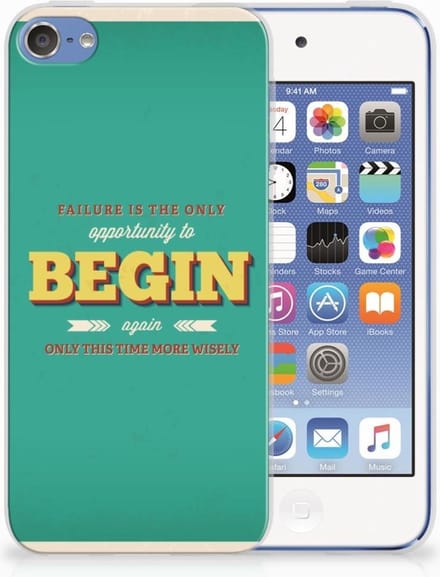 Apple iPod Touch 5 | 6 Siliconen hoesje met naam Quote Begin