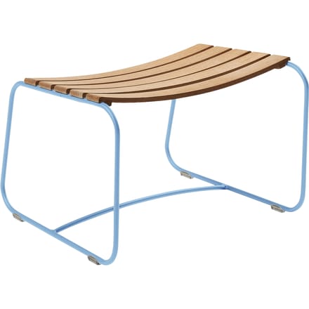 Fermob SURPRISING Voetenbank Teak - E1 Maya blauw