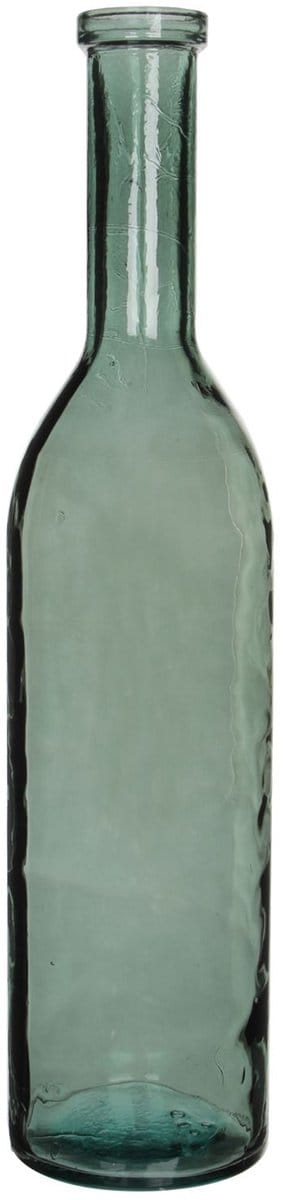 Mica Decorations Rioja Fles Vaas - H100 x Ø21 cm - Gerecycled Glas - Groen