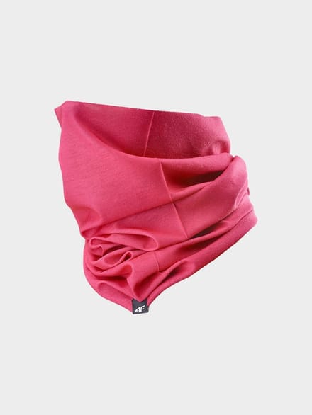 4F Uniseks Bandana/Komin - Różowy, Multifunctioneel