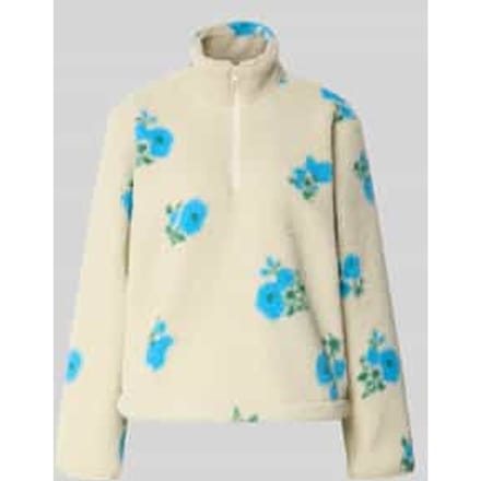 regular fit pullover met opstaande kraag model 'Vera'