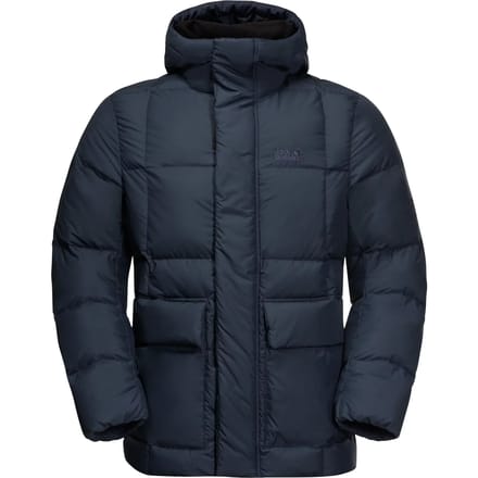 Donsjack Jack Wolfskin frozen lake