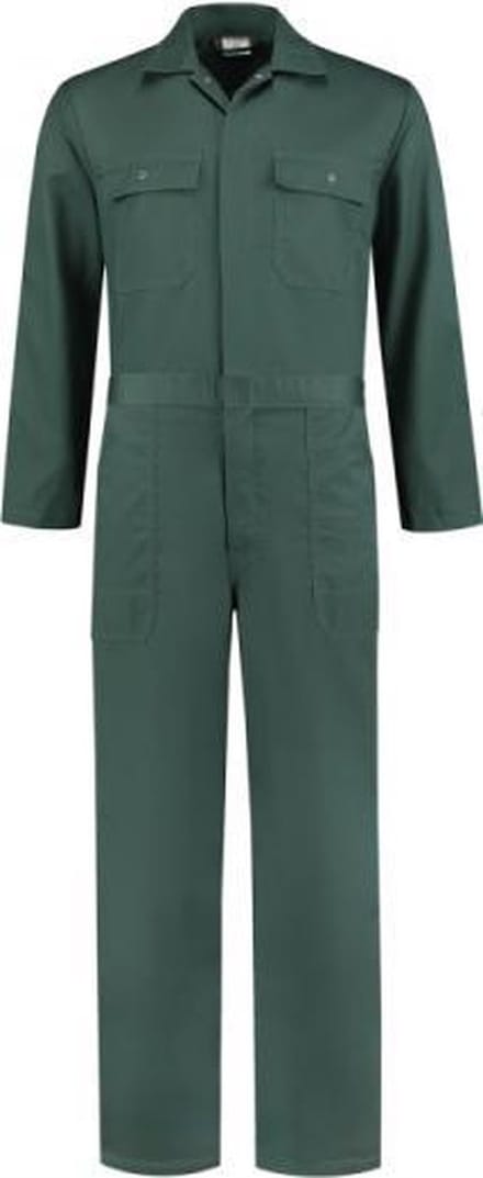 Overall polyester/katoen flessengroen maat 57