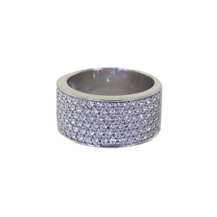 Behave - Ring - 925 sterling zilver - 11 mm breed - 19mm doorsnede