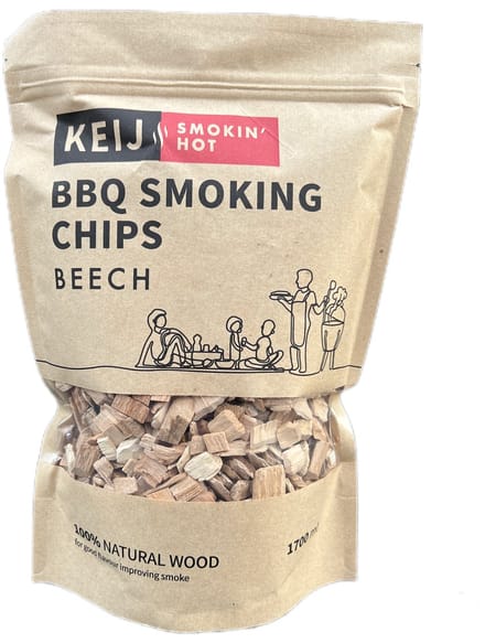Keij Kamado BBQ smoking chips beech - 1700 ml