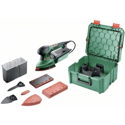 Bosch Home and Garden PSM 200 AES + SystemBox 06033B6002 Multischuurmachine 200 W 92 x 182 mm