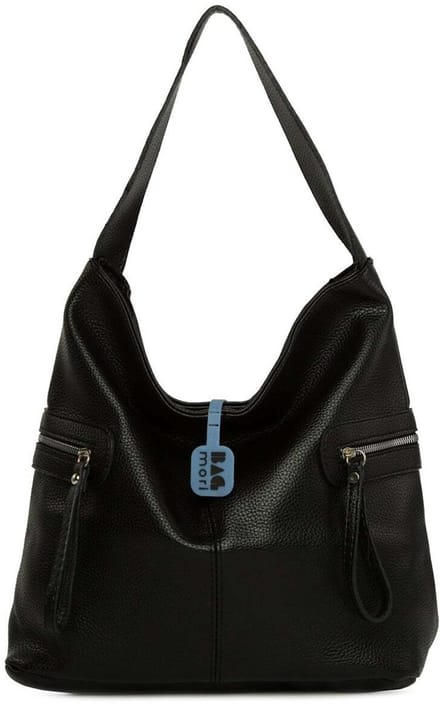Bagmori Schoudertas Gestructureerde zijrits met gedetailleerde casual tas