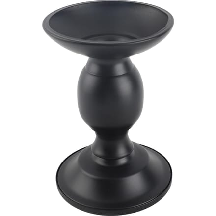 Pilaarkaarshouder Roestvrij Zwart Metaal IJzer Mat Pilaarkaarshouder Ornament Eettafel black