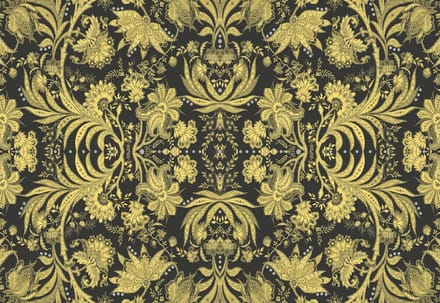 Fotobehang Vintage Pattern Flowers | XL - 208cm x 146cm | 130g/m2 Vlies