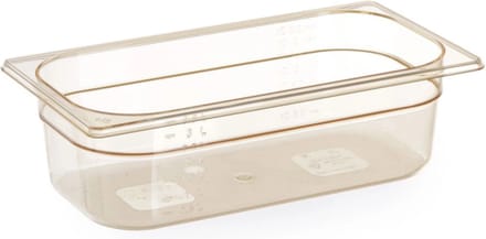 HENDI Gastronorm bak – hoge temperatuurbestendigheid – 3,8L – transparant – 325x176x100 mm
