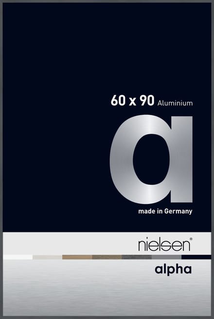 Nielsen Alpha Aluminium Wissellijst Glossy Dark Grey 60x90cm