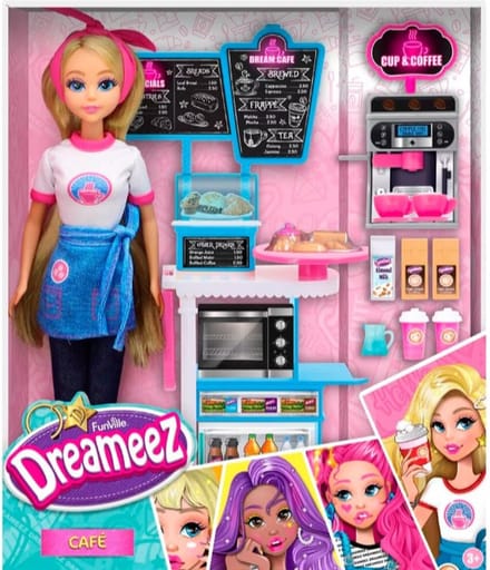 Dreameez (barbie)Pop in het Café