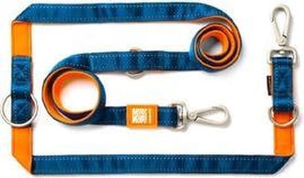 Max & Molly Multifunctionele Hondenriem Matrix Orange XS