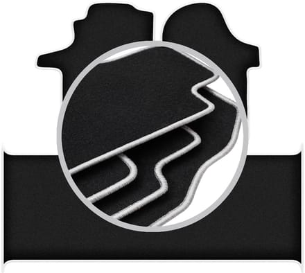 CARLUX-SILVER automatten voor: Mercedes Vito W447 bestelbus (2014-)