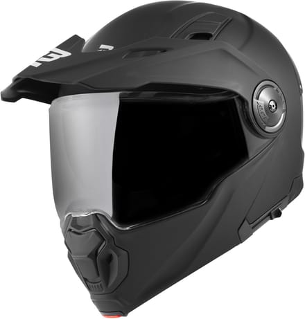 Bogotto FG-102 Mat Zwart Adventure Systeemhelm - Helm