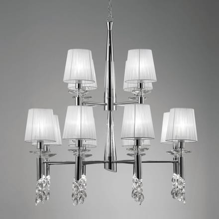 Mantra Iluminación Kroonluchter Lilja 12-lamps