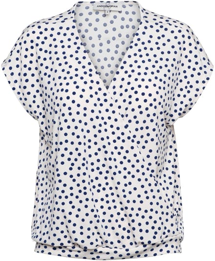 &Co Woman LIMA DOT - Top - M - Wit
