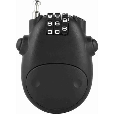 Serrure à code à 3 chiffres pour poussette, vélo, poussette, mot de passe, sécurité codée noir