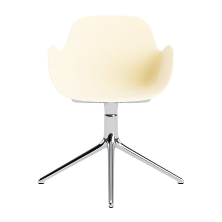 Normann Copenhagen Form Draaifauteuil - NormannCopenhagenFormCream - aluminium