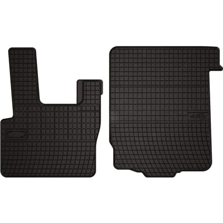 Wielganizator SolidPRO Serie - Zwarte Auto Rubbermatten - Voor DAF CF - Aangepaste Pasvorm - Versterkte Pedalen