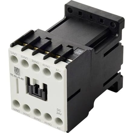 TRU COMPONENTS TC-GYJ1-40-24VDC Hulpbeveiliging 4x NO 24 V/DC 10 A 1 stuk(s)
