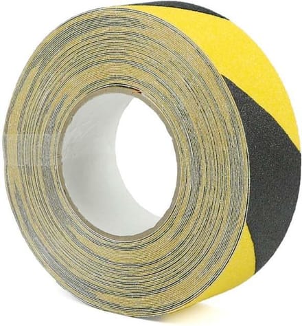 Antislip waarschuwingstape 50 mm/18,3 m zwart/geel