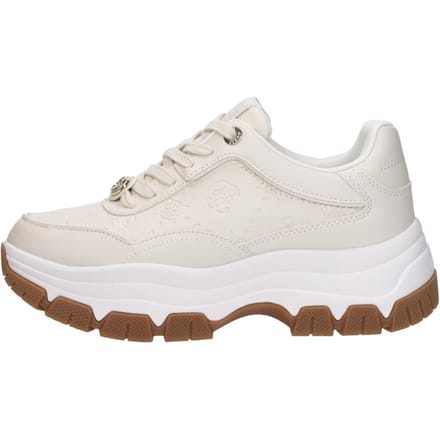 Guess Berrett 2 Sneakers Laag - beige - Maat 39