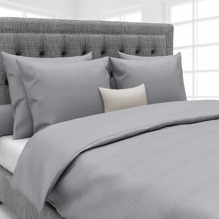Heckett & Lane David Dekbedovertrek - Litsjumeaux XL - 260x200/220 cm - Silver Grey