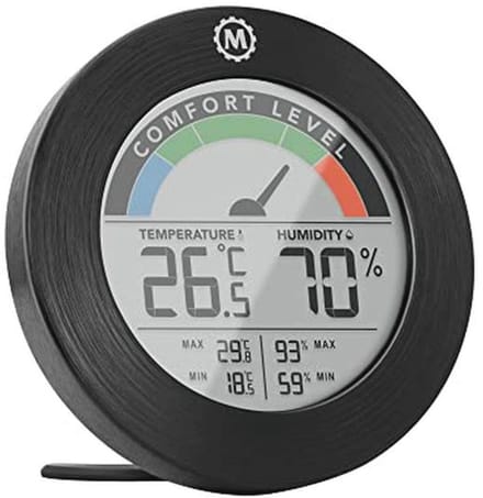 Draadloze binnenthermometer en hygrometer met Comfort Indicator - Compact formaat