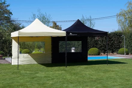 3x3 Vouwtent Premium Basic zandkleur