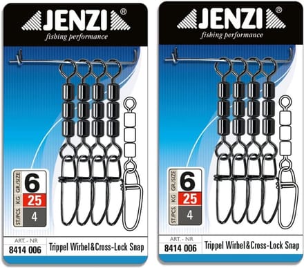 Set van 2 verpakkingen high-speed swirl fastlock karabijnhaak