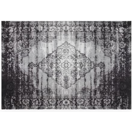 Brix vloerkleed kelly vintage black 170x240 katoen