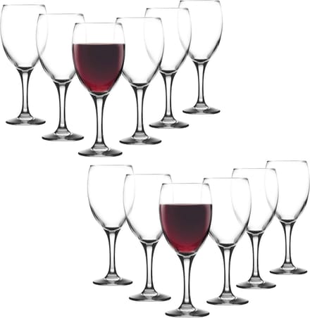 Glasmark Wijnglazen - 12x - Douro - groot - 530 ml - glas