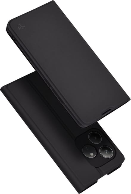 Techsuit Magskin Book Wallet Case hoesje voor Realme GT 6 - Zwart