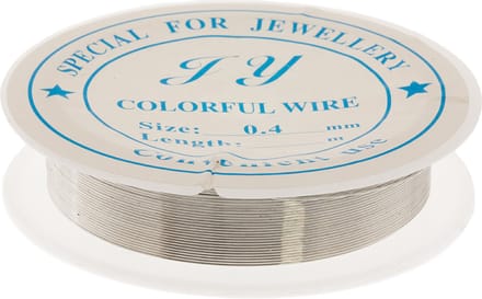 Ijzerdraad (0.4 mm) Silver (12 meter)