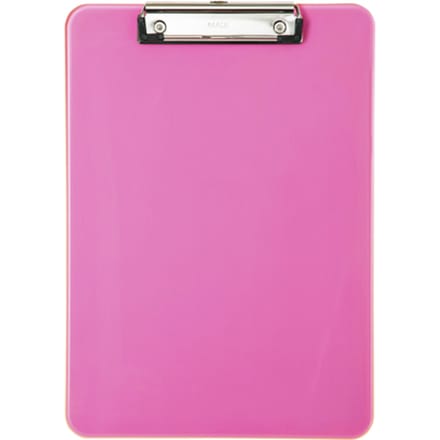 MAUL Klembord MAULneon A4 staand formaat PS kunststof transparent roze