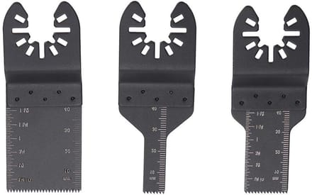 Dailygoods- Zaagbladen 3pcs - Multitool - Precisie - Carbon Staal - Snelle Vervanging - Voor Hout/Plastic