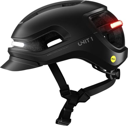 Unit 1 - AURAMIPSMBLACKBIRDV1 - MIPS Fietshelm met slimme functies - zwart - maat M