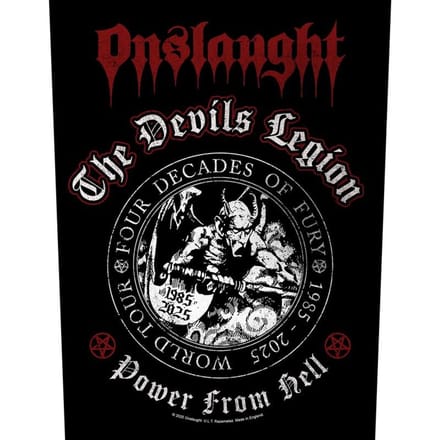 Onslaught The Devils Legion Unisex Embleem - zwart - Standard