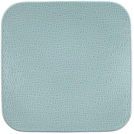 (6 stuks) SELTMANN WEIDEN Coup bord - plat vierkant - 220x220mm - Turquoise Blauw