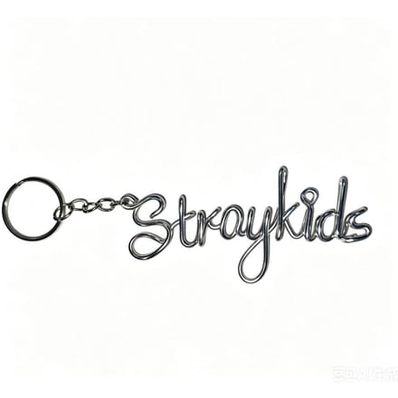Stray Kids × ApopGong exclusieve StrayKids letter Sleutelhanger gray