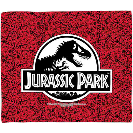 Jurassic Park Logo Fleece Blanket - M