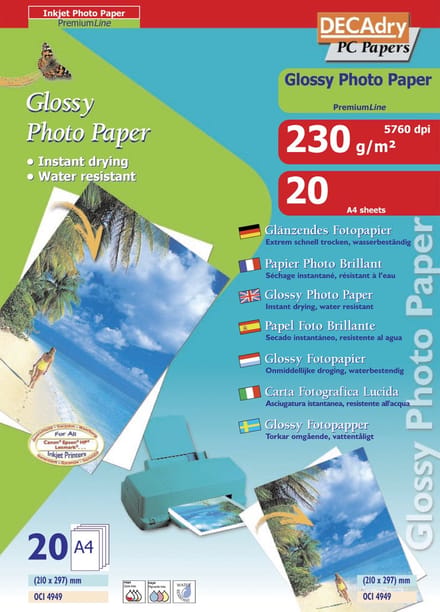 Decadry Glossy Photo Paper 230 gram - 60 vel