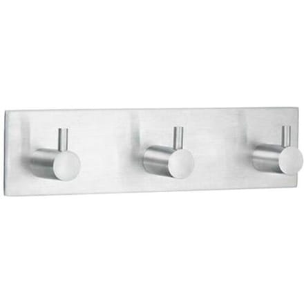 Smedbo design three hooks angular, self-adhesive B1107